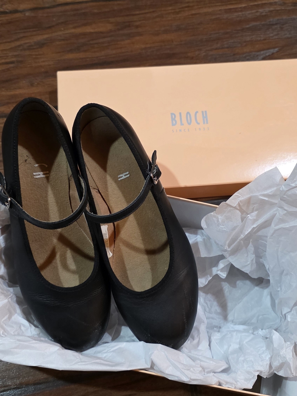 Bloch Tap-On Leather Tap Shoe Leather Tap Shoes Black US 5.5